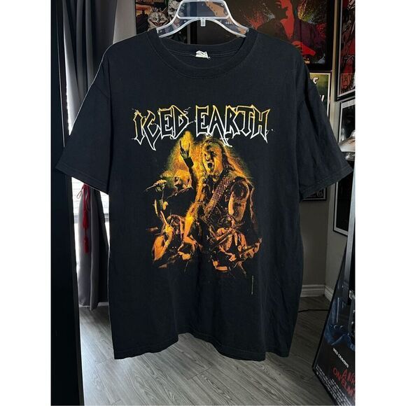 Y2K Iced Earth Vip Concert Tee - Picture 1 of 5